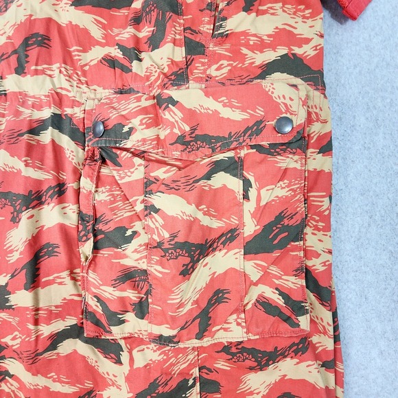 Levi Strauss Camo Snap Cargo Belted Utility Shorts Mens 38x12 Multicolor Pockets - Picture 15 of 16